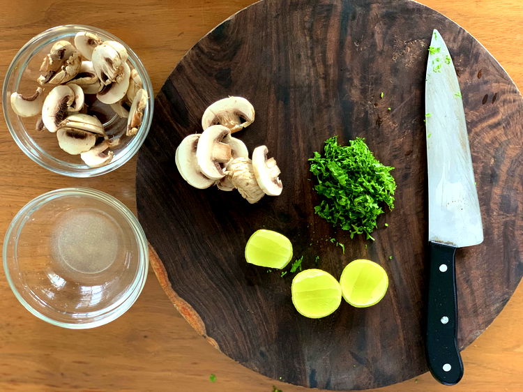 Image of Prepare the ingredientsWash and finely chop the coriander. Wash and...